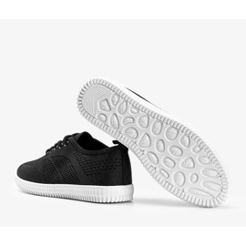 Baskets de sport ajourées noires Maci le noir 1