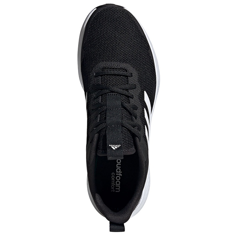 Chaussures homme Adidas Fluidstreet noir et blanc FW1703 1