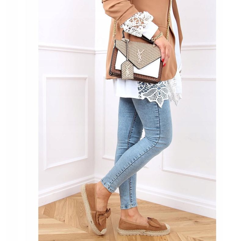 Espadrilles pour femme camel J131-22 Camel brun 2