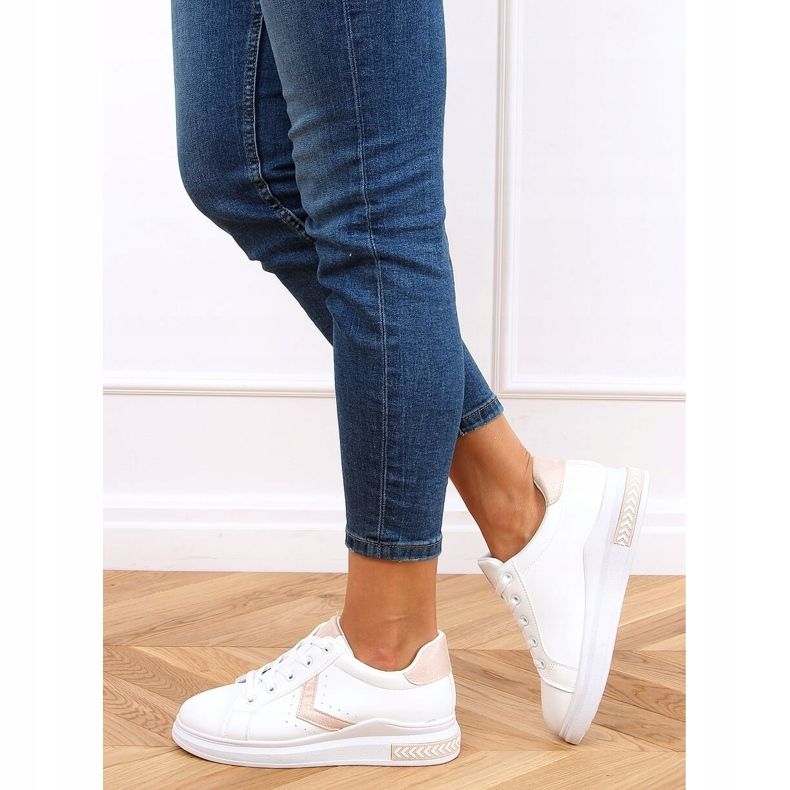 Baskets blanches pour femmes CC-40 Rose 2 Baskets blanches pour femmes CC-40 Rose 2