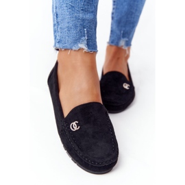 PS1 Mocassins Femme Noirs En Daim Madelyn le noir 6