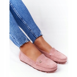 PS1 Mocassins Femme En Daim Rose Madelyn 3