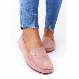 PS1 Mocassins Femme En Daim Rose Madelyn 7