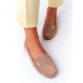 PS1 Mocassins Femme en Daim Beige Madelyn 4
