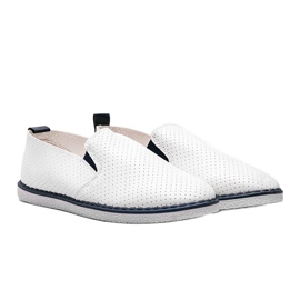 Baskets blanches ajourées Slip On Alex 2