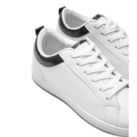 Baskets blanches avec insert holographique Madalynn noir 3