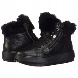 Geox D Kaula B Abx D Tumb Lea W D84AWD-00046-C9999 chaussures noir 1