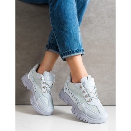 SHELOVET Baskets bleues 2