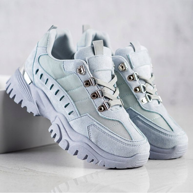 SHELOVET Baskets bleues 1