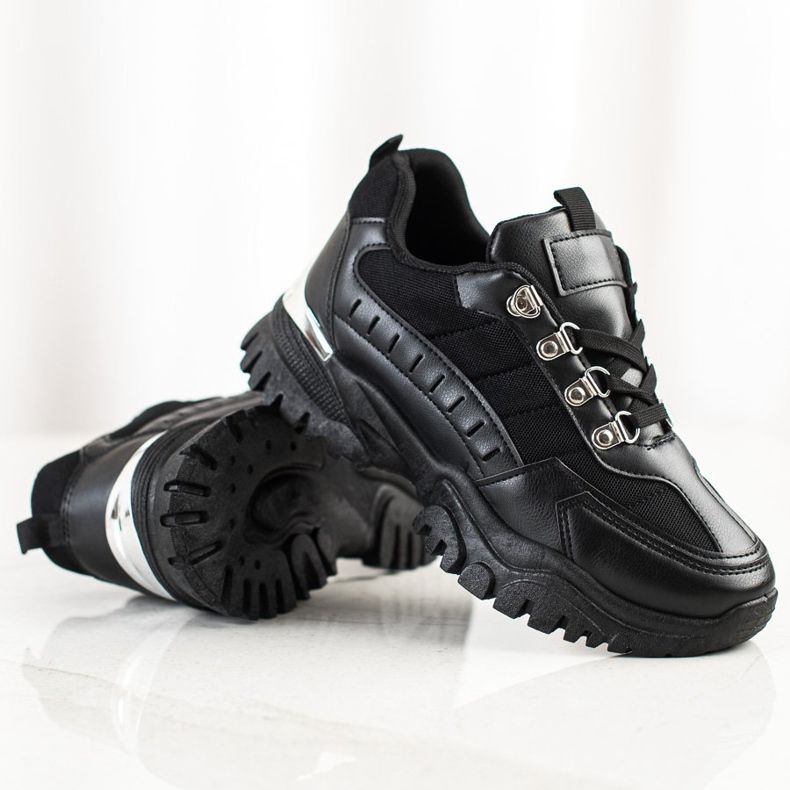 SHELOVET Baskets noires 1