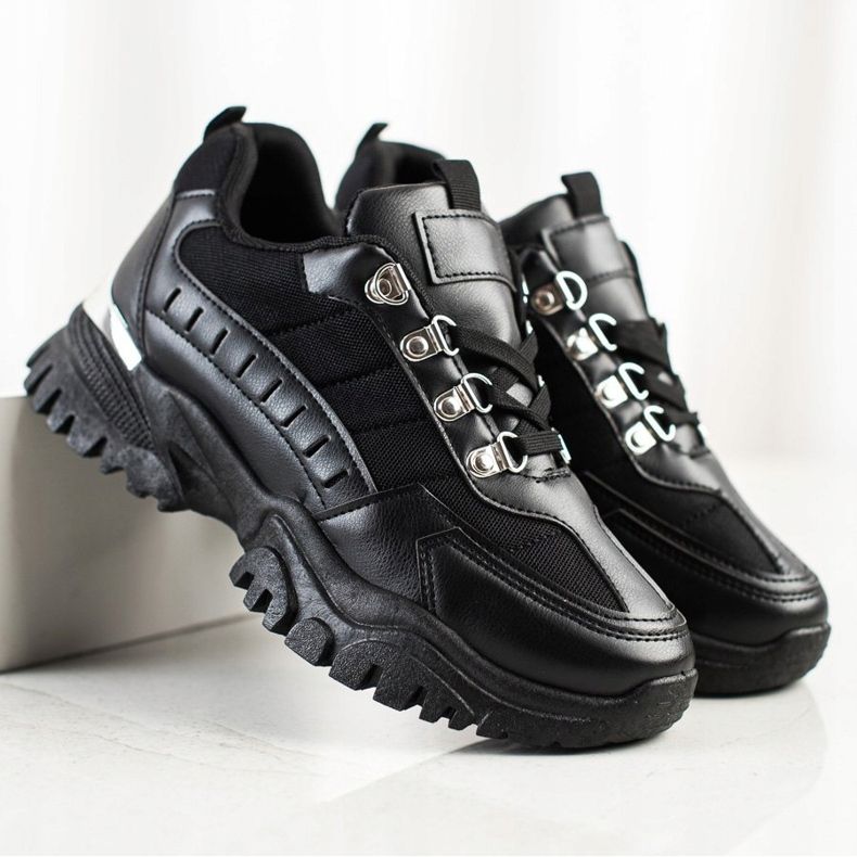 SHELOVET Baskets noires 2