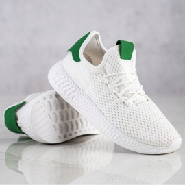 Bona Baskets légères en textile blanc 1