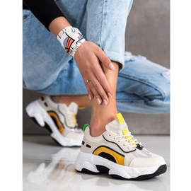 SHELOVET Mode Seakers beige multicolore 1