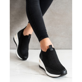 ARTIKER Baskets en textile noires 2