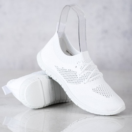 Baskets ajourées MCKEYLOR blanche 2