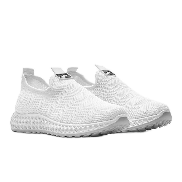 Chaussures de sport à enfiler blanches Katy 2 Chaussures de sport à enfiler blanches Katy 2