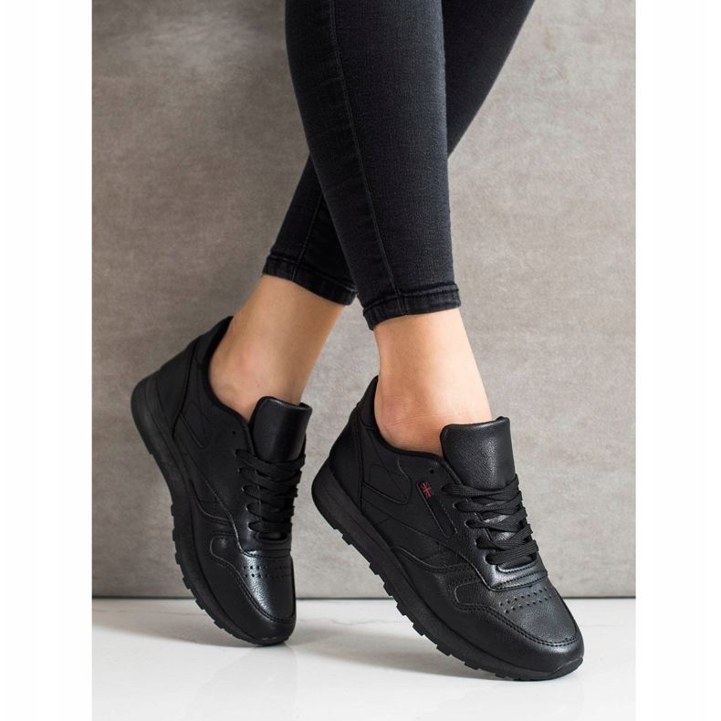 SHELOVET Baskets classiques noir 1