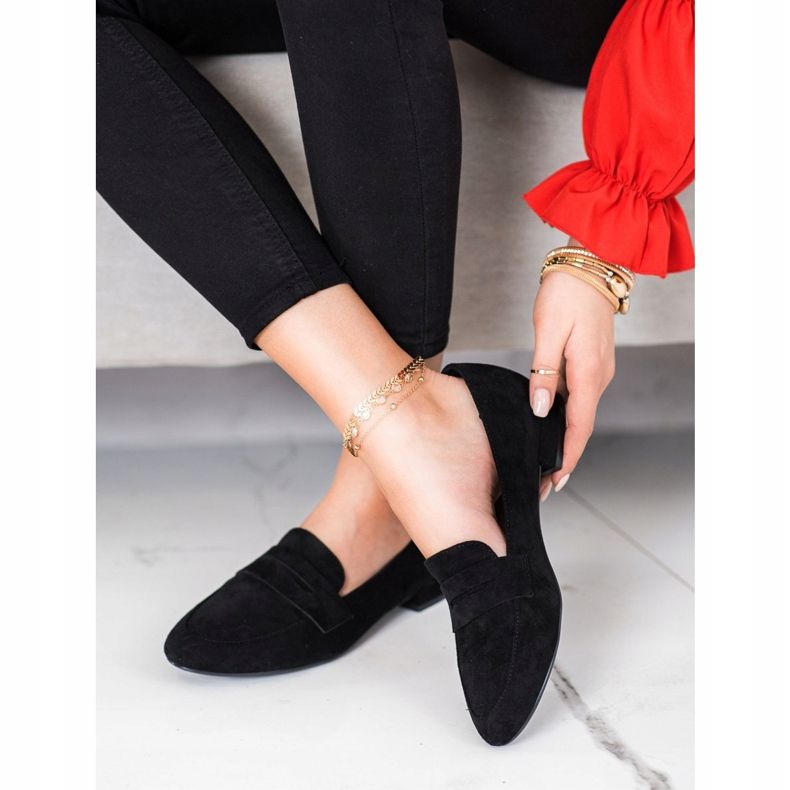 Sergio Leone Lordsy en talons bas noir 1