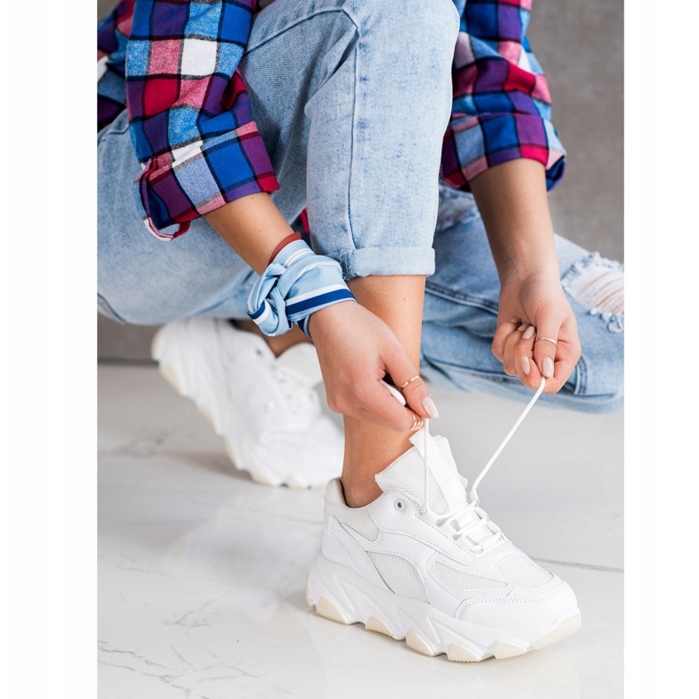 Bella Paris Baskets sur la plate-forme blanche 1 Bella Paris Baskets sur la plate-forme blanche 1