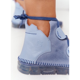 Boots cuir femme Maciejka Bleu 04457-06 multicolore 4