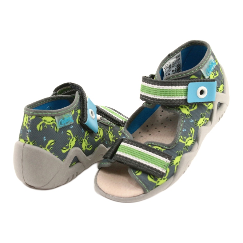 Befado sandales chaussures pour enfants 350P023 vert 2