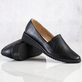 Goodin Mocassins à enfiler confortables le noir 1