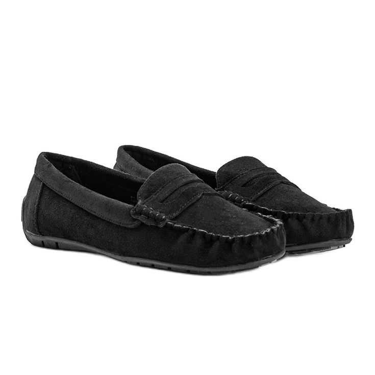 Mocassins femme noirs Kyla 1
