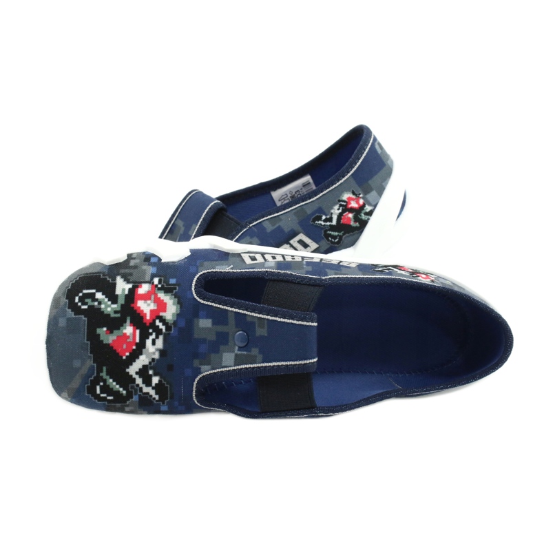 Chaussures pour enfants Befado 290Y203 bleu marine bleu gris 5