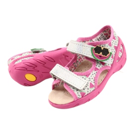Befado sandales chaussures pour enfants 065P148 rose argent gris 3 Befado sandales chaussures pour enfants 065P148 rose argent gris 3
