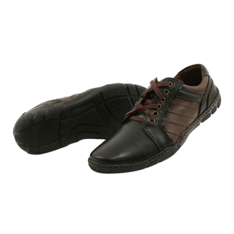 Mario Pala Chaussures en cuir pour hommes 616 marron brun 4