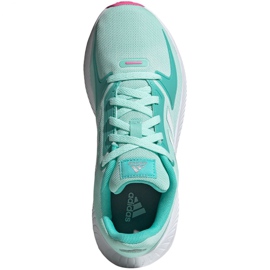 Chaussures de course Adidas Runfalcon 2.0 K Jr FY9502 vert 2