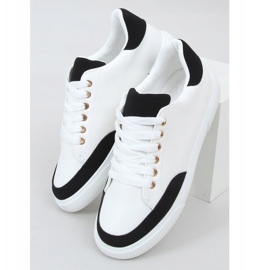 Baskets femme blanches 6110 Noir 1