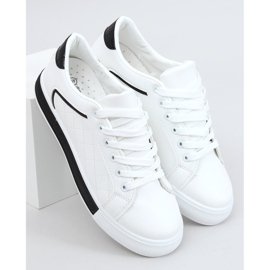 Baskets femme noires et blanches A88-86 Noir le noir 1