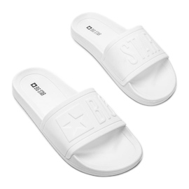 Chaussons Lopez pour hommes blancs Big Star 1