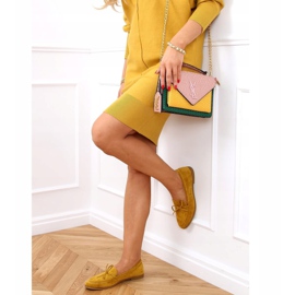 Mocassins femme classique moutarde 3394 Jaune 2