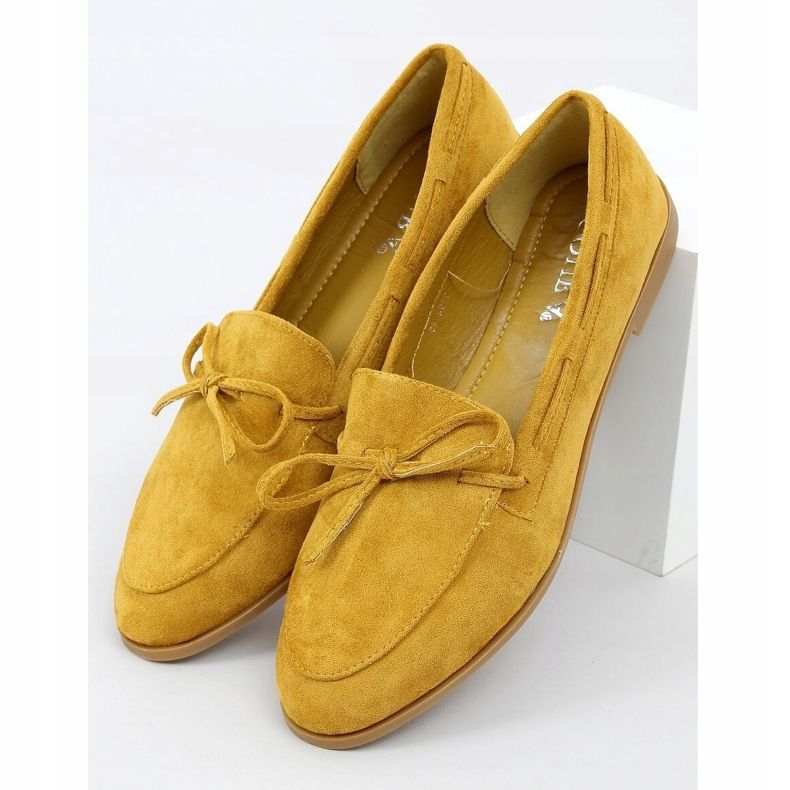 Mocassins femme classique moutarde 3394 Jaune 1