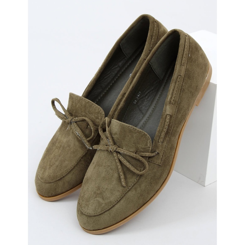 Mocassins classiques verts pour femmes 3394 Vert 1