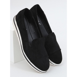 Mocassins à semelles hautes noir 5836 Noir le noir 1