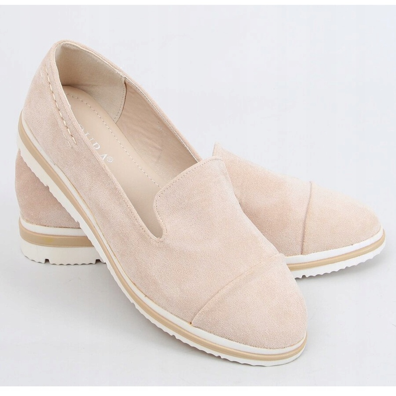 Mocassins Semelles Hautes 5836 Beige 1 Mocassins Semelles Hautes 5836 Beige 1
