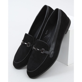 Mocassins femme noirs 8742 Noir 1
