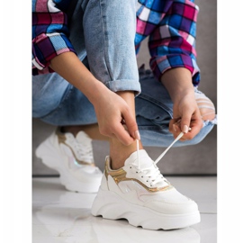 SHELOVET Baskets à la mode blanc 1