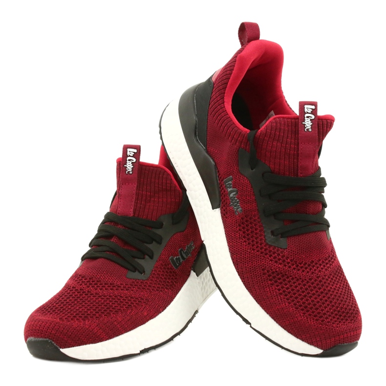 Lee Cooper Chaussures de sport pour hommes LCW-21-29-0173M Rouge le noir 3