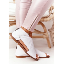 Sandales Cuir Femme Nicole 2622 Blanc 1