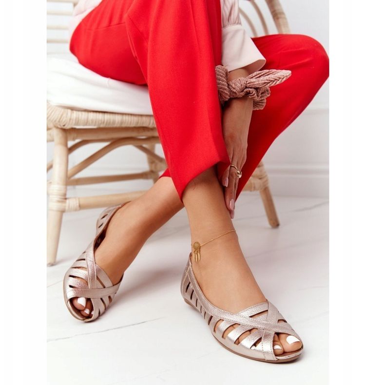 Ballerines Dorées Maciejka Cuir 04506-25 d'or 1