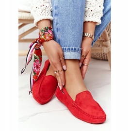 PH1 Mocassins Femme Rouge San Marino en daim 1 PH1 Mocassins Femme Rouge San Marino en daim 1