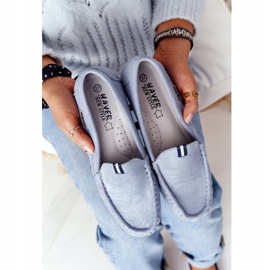 PH1 Mocassins Femme Bleu San Marino En Daim 1