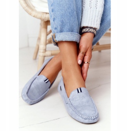 PH1 Mocassins Femme Bleu San Marino En Daim 2