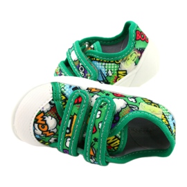 Baskets à scratch Befado Bang 907P122 multicolore vert 3
