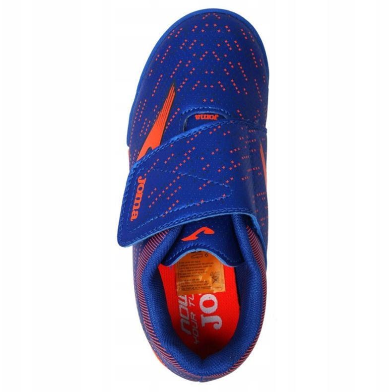 Chaussures de foot Joma Xpander 2104 Tf Jr XPJS2104TFV noir, bleu, orange bleu 1