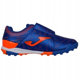 Chaussures de foot Joma Xpander 2104 Tf Jr XPJS2104TFV noir, bleu, orange bleu 2